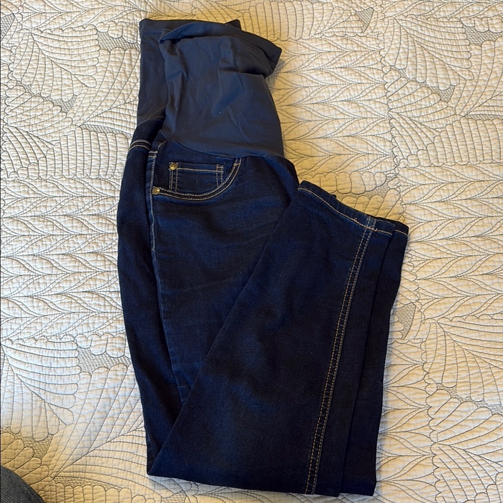 Dark Blue Maternity Women's Jeans